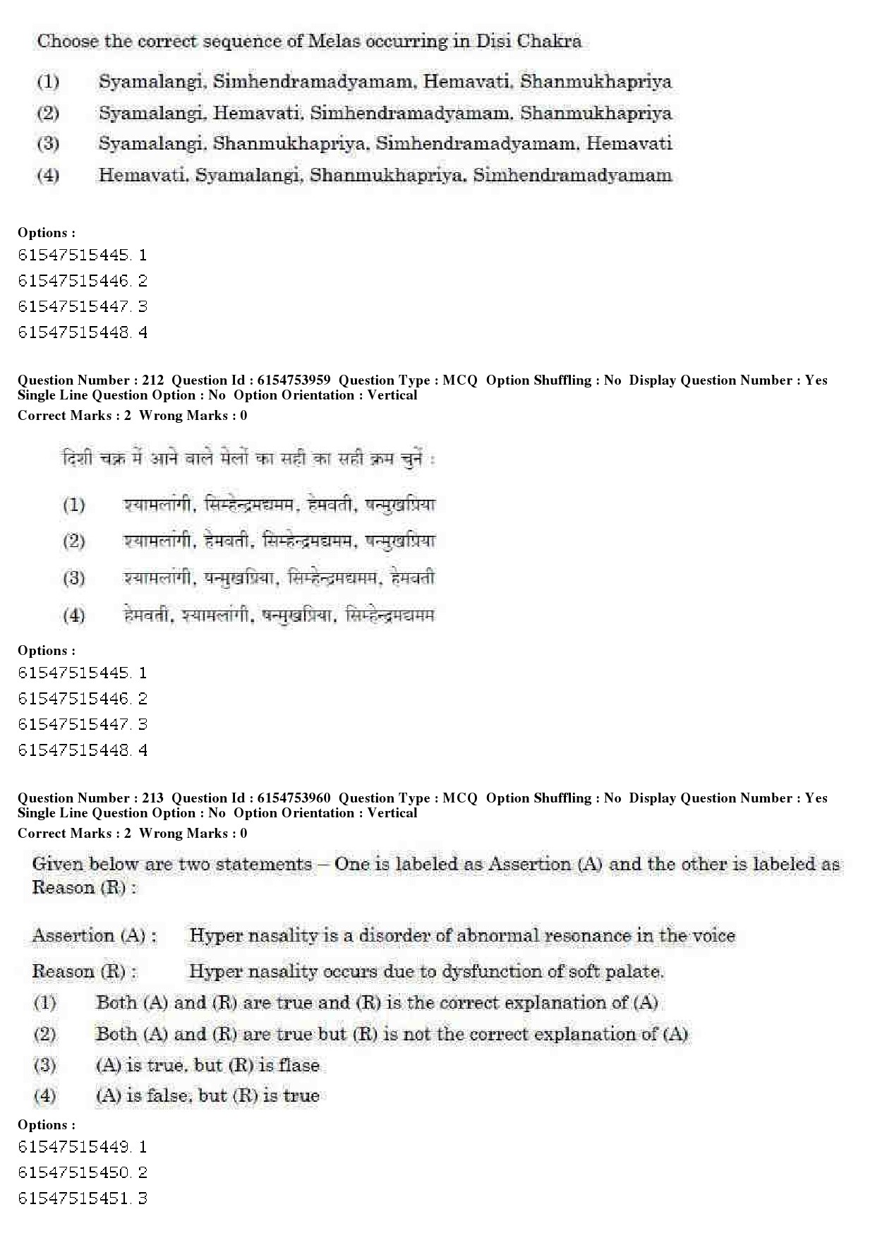 UGC NET Music Rabindra Sangeet Question Paper December 2019 181