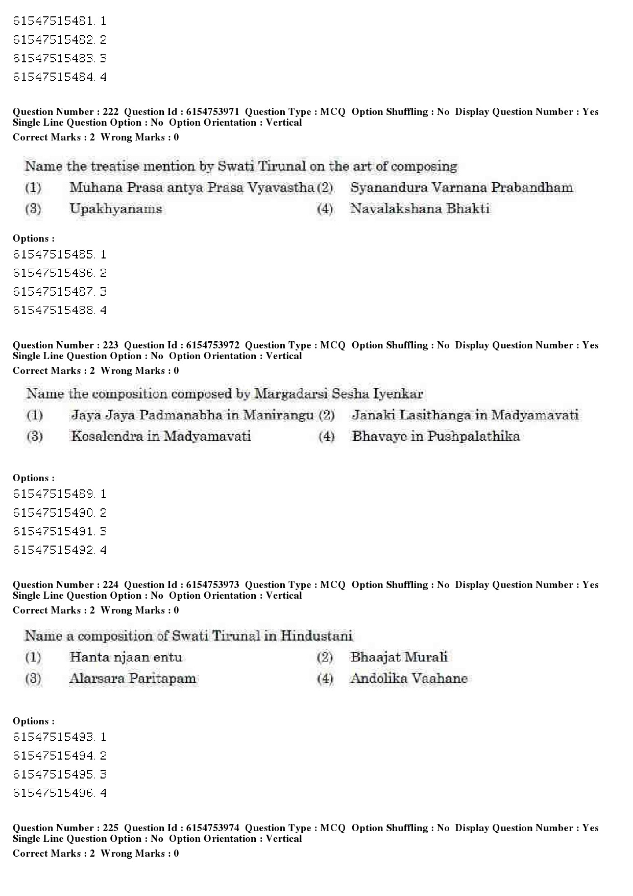 UGC NET Music Rabindra Sangeet Question Paper December 2019 189