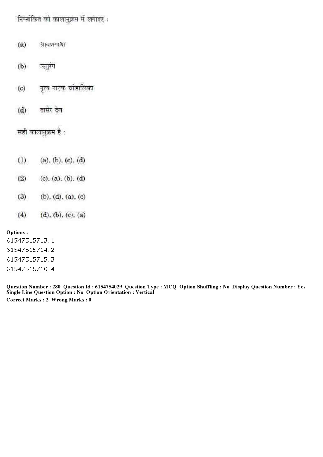 UGC NET Music Rabindra Sangeet Question Paper December 2019 230