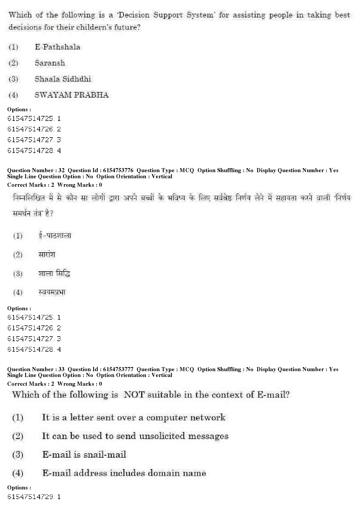 UGC NET Music Rabindra Sangeet Question Paper December 2019 28