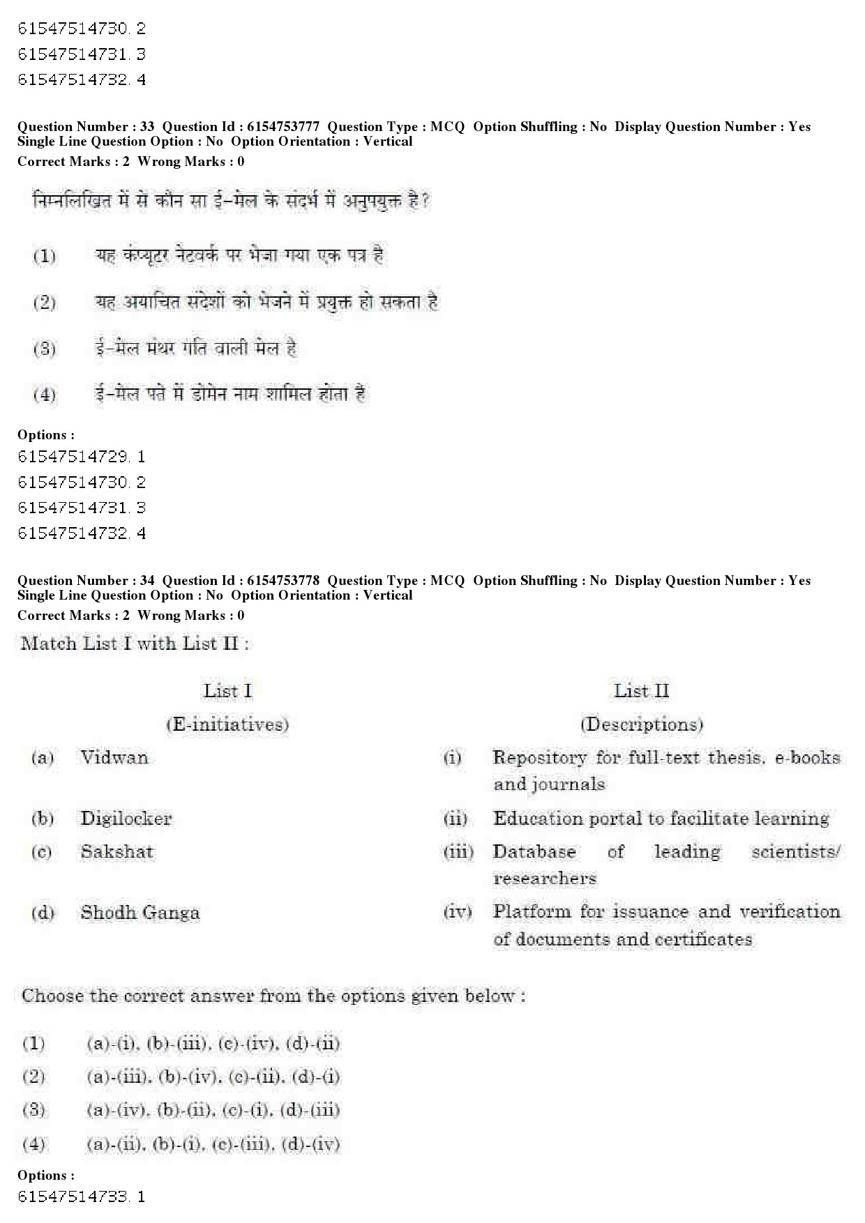 UGC NET Music Rabindra Sangeet Question Paper December 2019 29