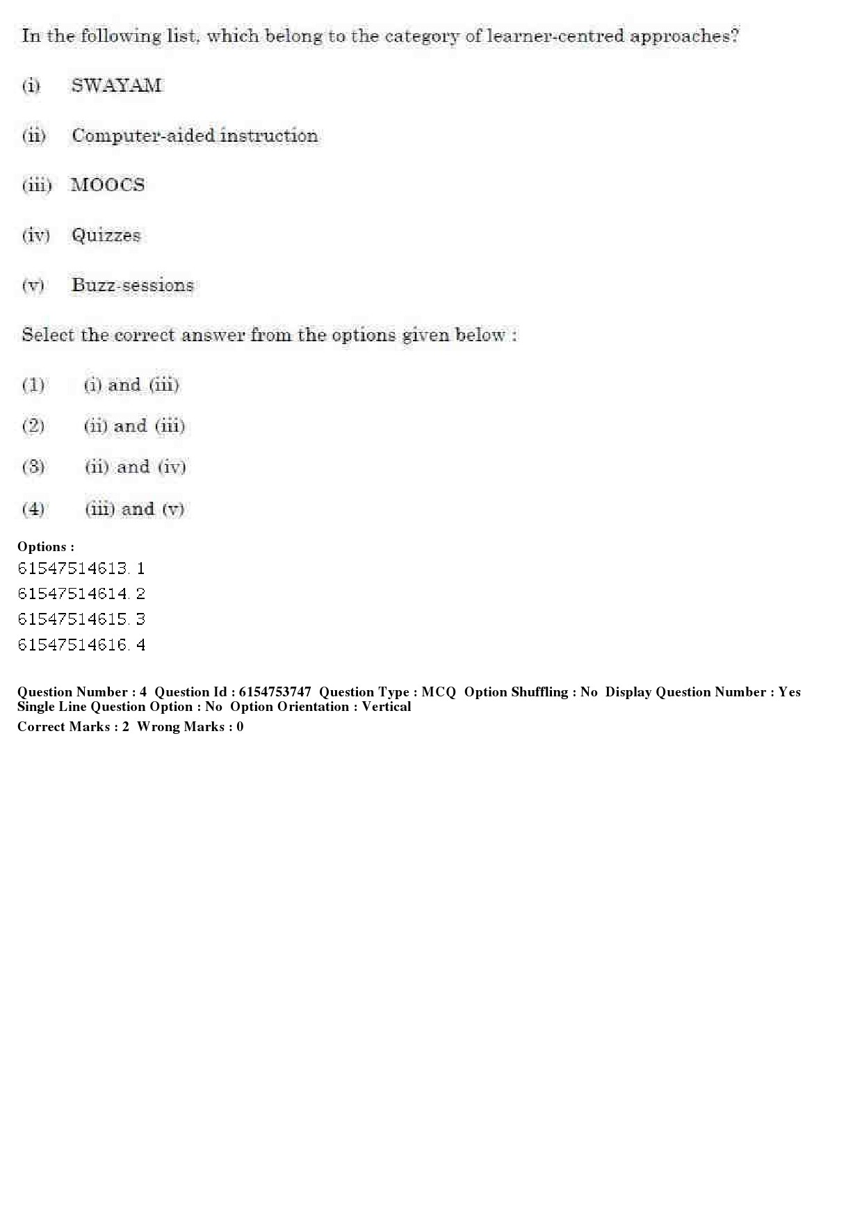 UGC NET Music Rabindra Sangeet Question Paper December 2019 5