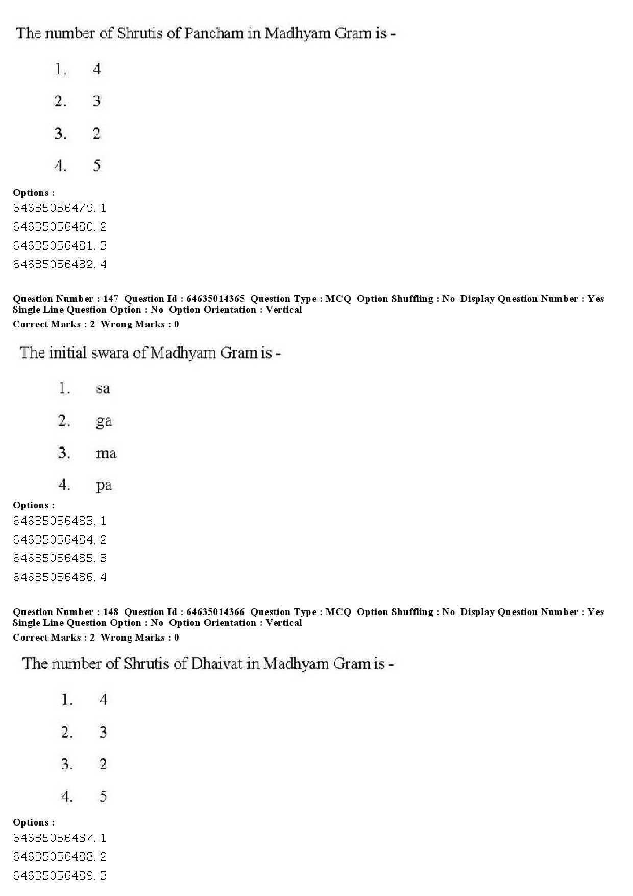 UGC NET Music Rabindra Sangeet Question Paper June 2019 122