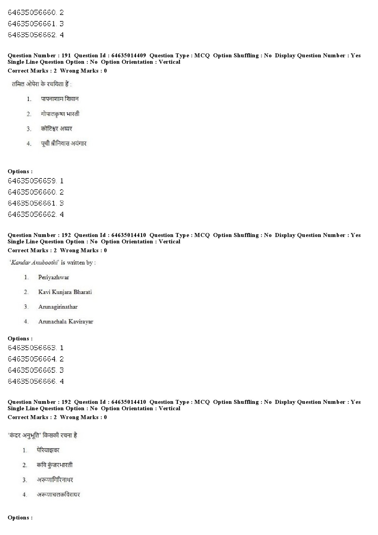 UGC NET Music Rabindra Sangeet Question Paper June 2019 154