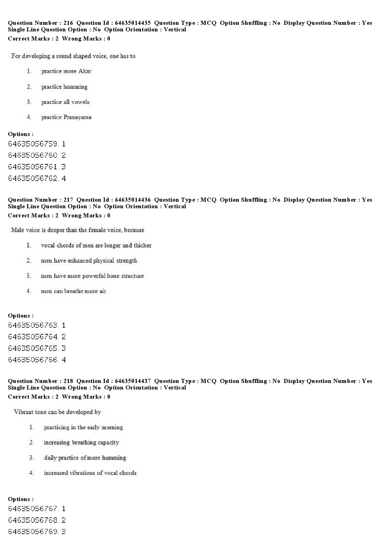 UGC NET Music Rabindra Sangeet Question Paper June 2019 171