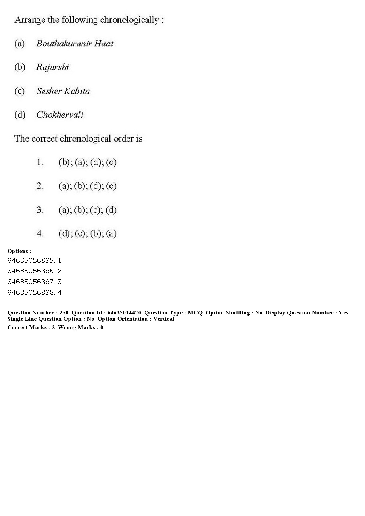 UGC NET Music Rabindra Sangeet Question Paper June 2019 206