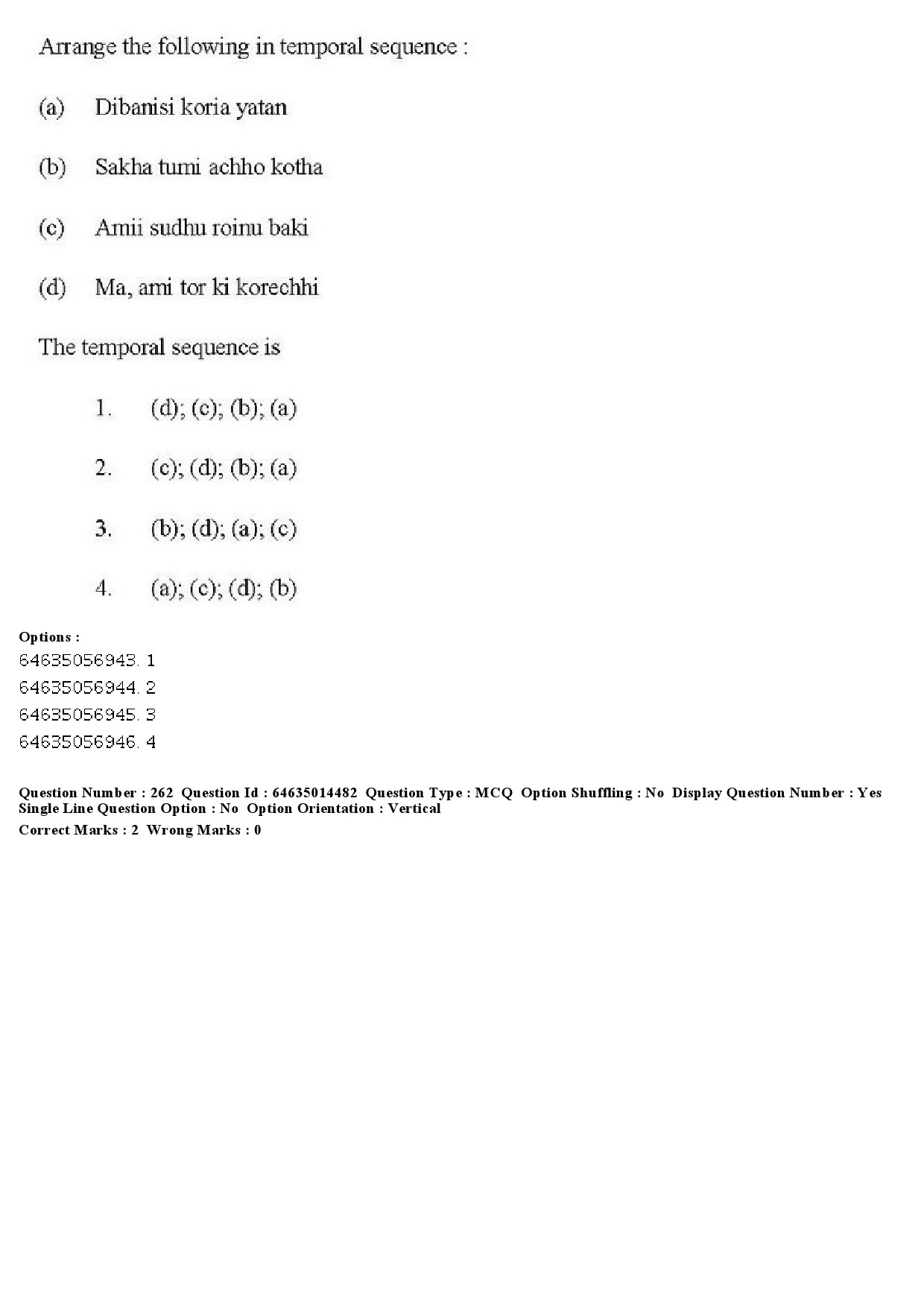 UGC NET Music Rabindra Sangeet Question Paper June 2019 221