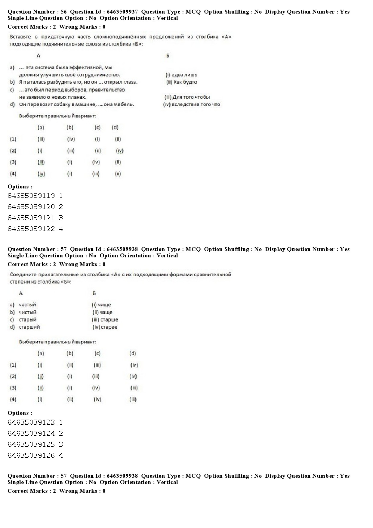 UGC NET Russian Question Paper June 2019 37