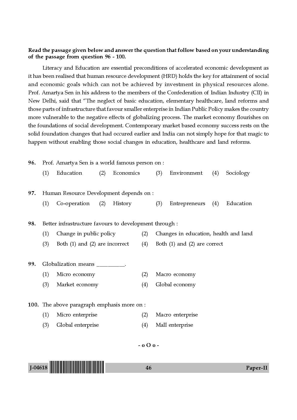 Adult Education Paper II July 2018 in English 24