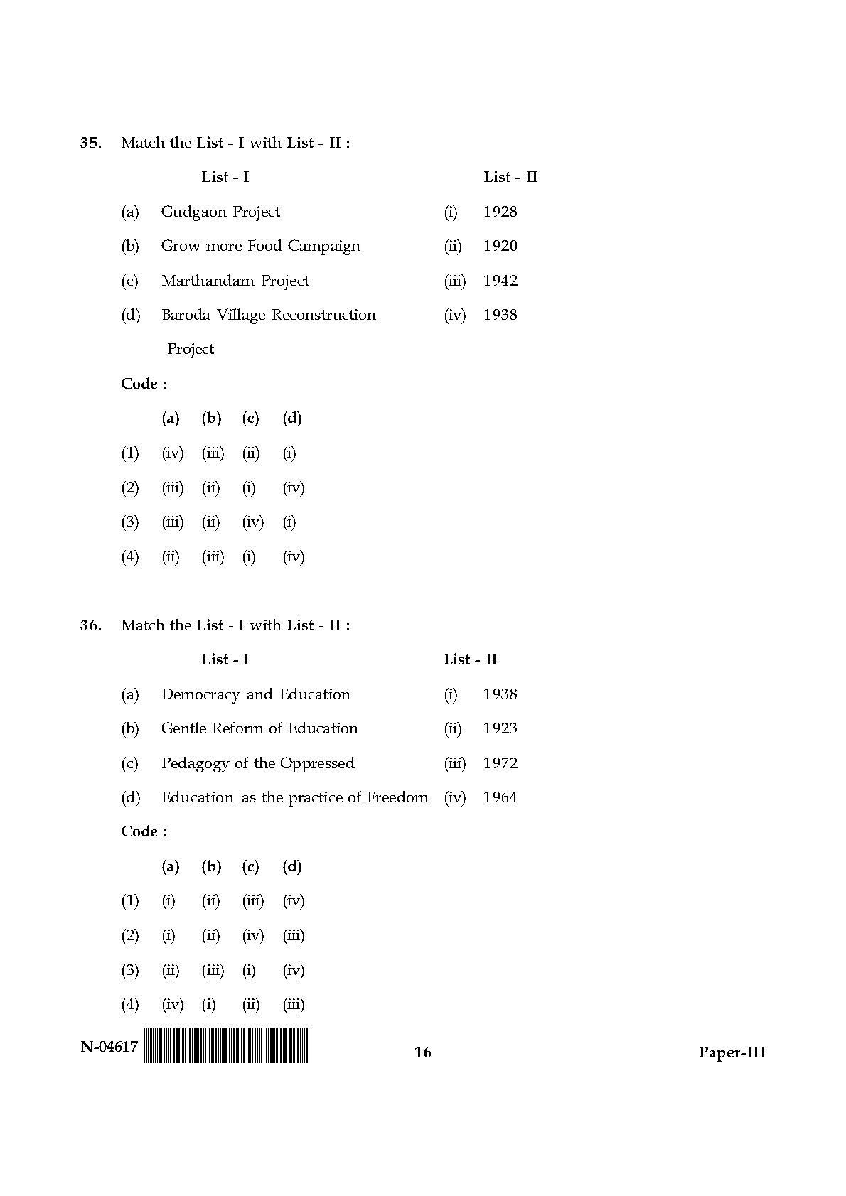 Adult Education Paper III November 2017 in English 9