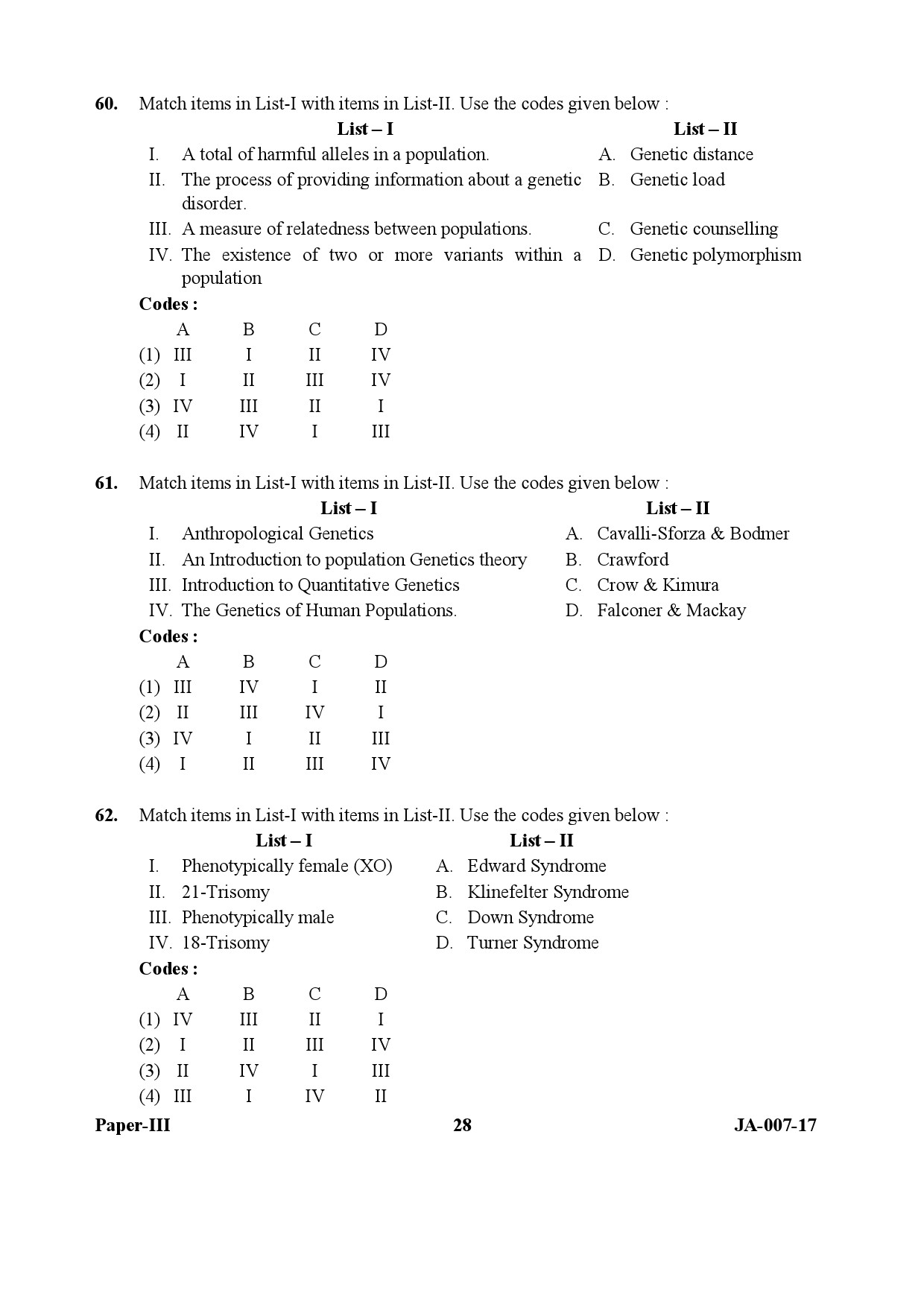 Anthropology Paper III January 2017 in English 15