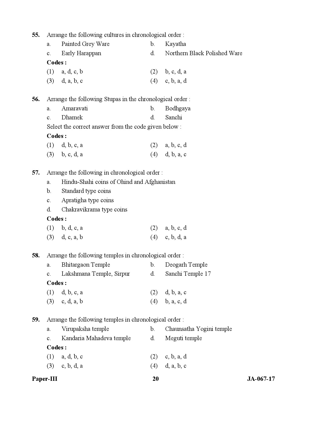 Archaeology Paper III January 2017 in English 11