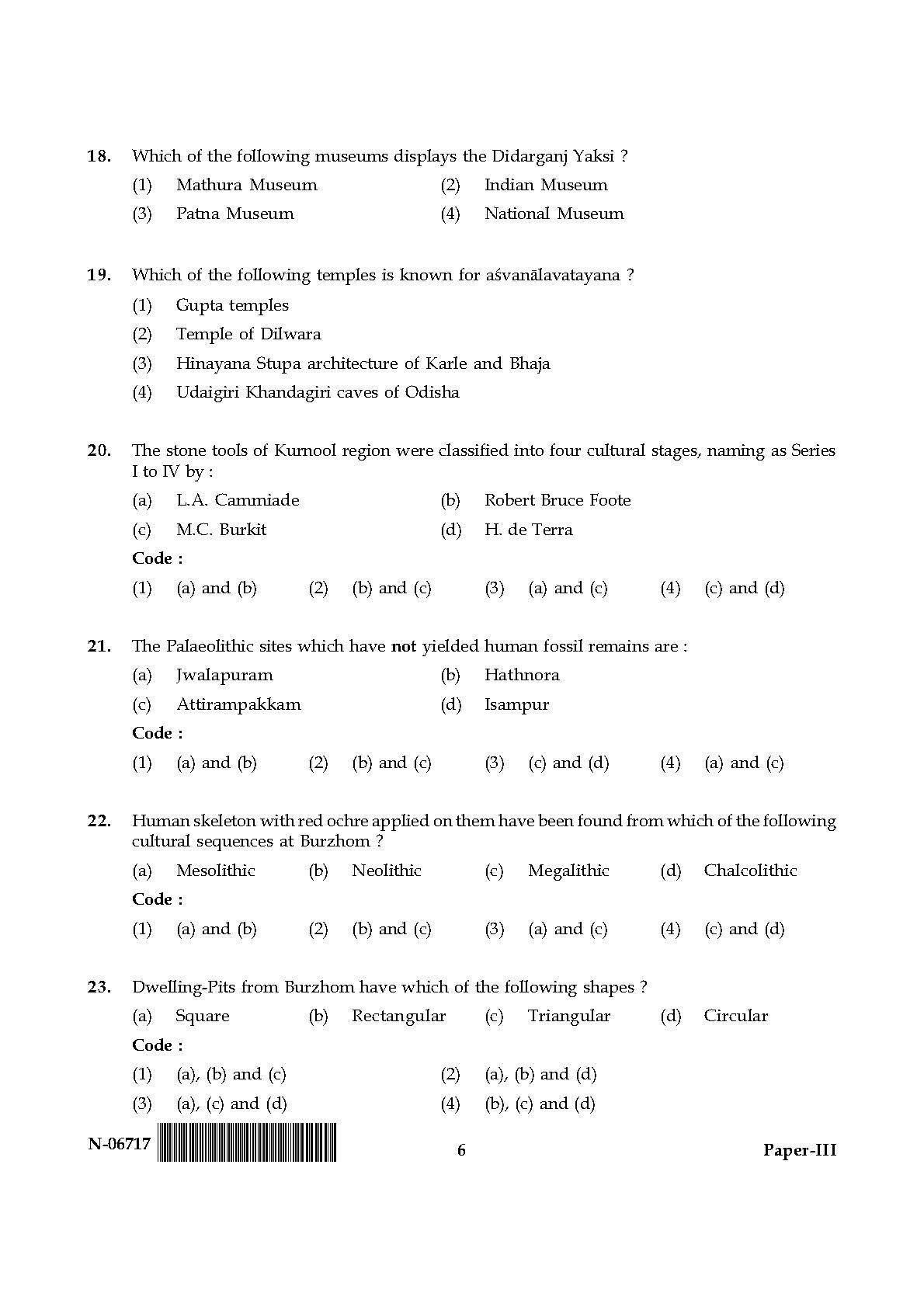 Archaeology Paper III November 2017 in English 4