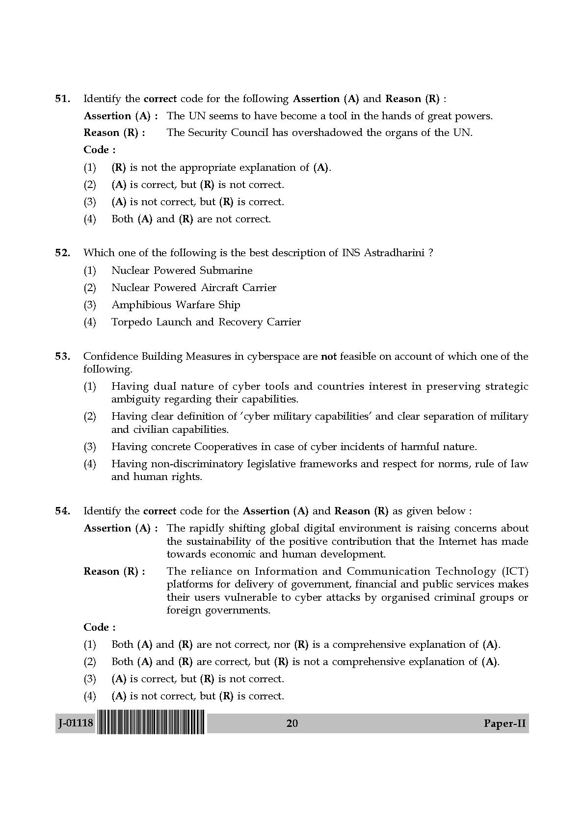 Defence and Strategic Studies Paper II July 2018 in English 11