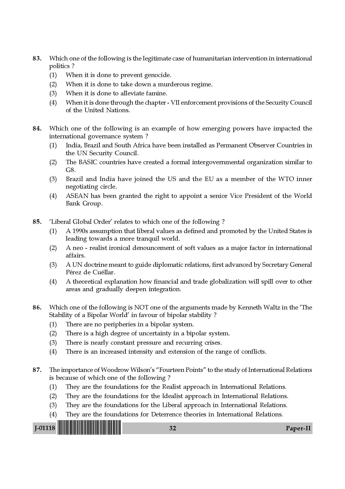 Defence and Strategic Studies Paper II July 2018 in English 17