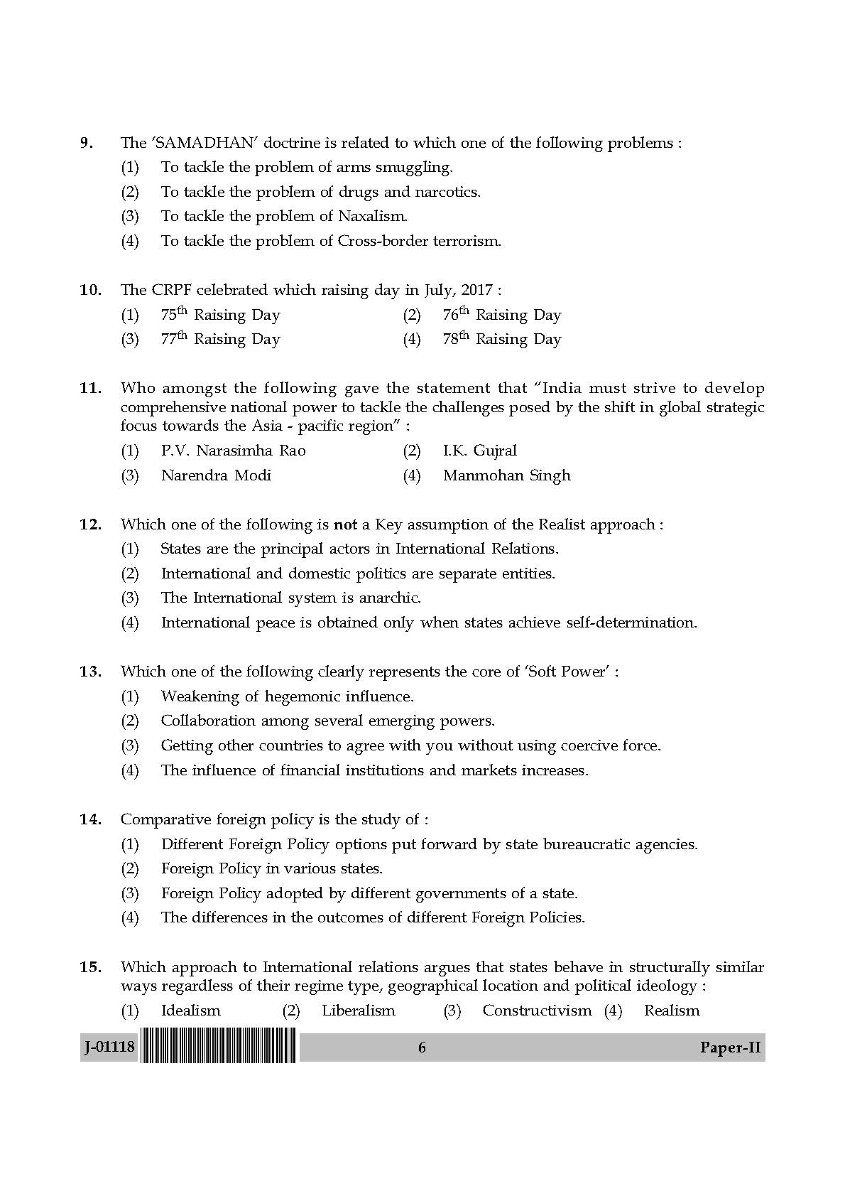 Defence and Strategic Studies Paper II July 2018 in English 4