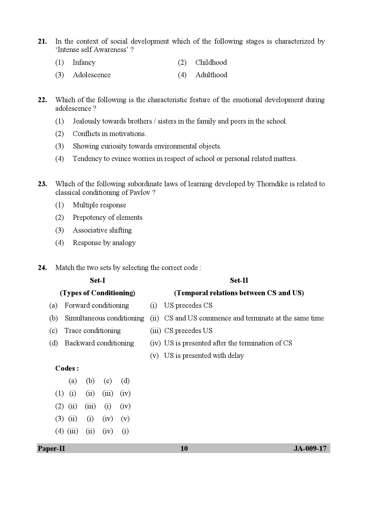 Education Paper II January 2017 in English 6