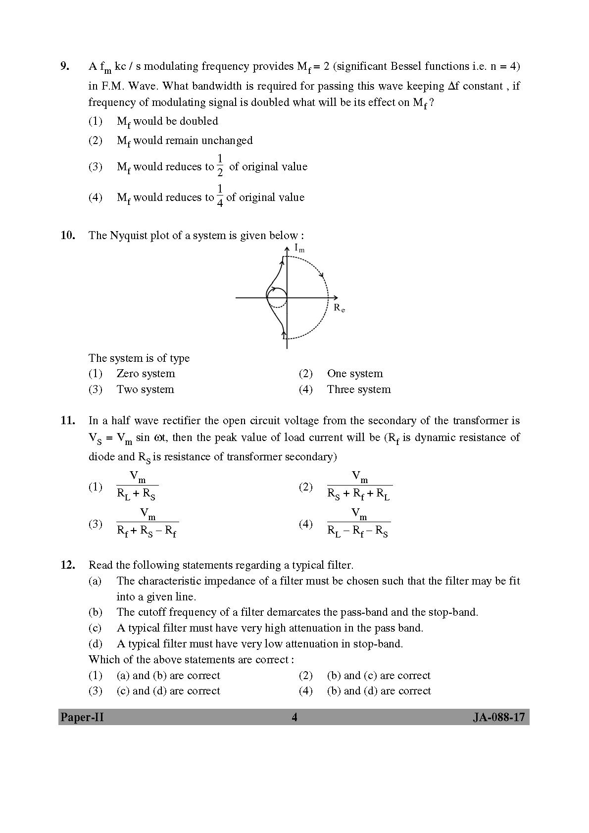 Electronic Science Question Paper Ii January 2017 Ugc Net Previous Question Papers