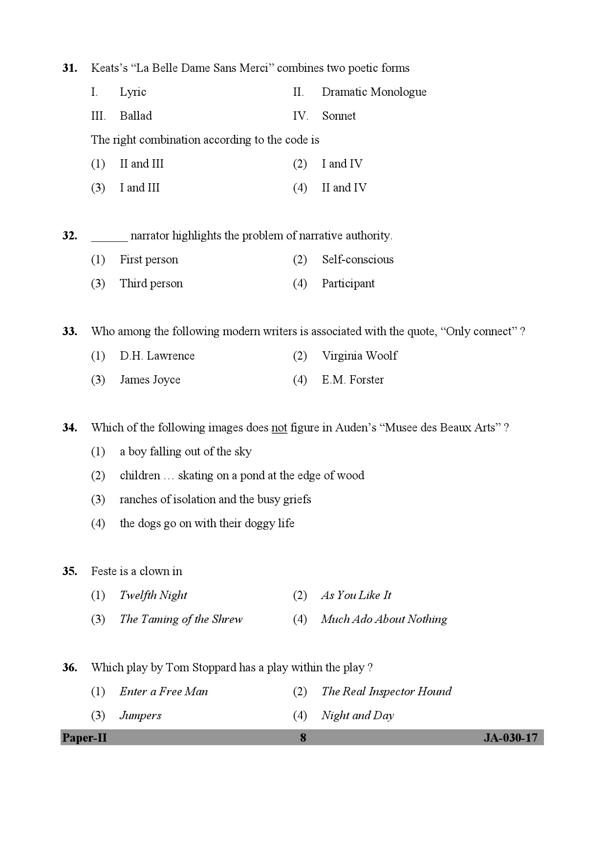 english-question-paper-ii-january-2017-ugc-net-previous-question-papers