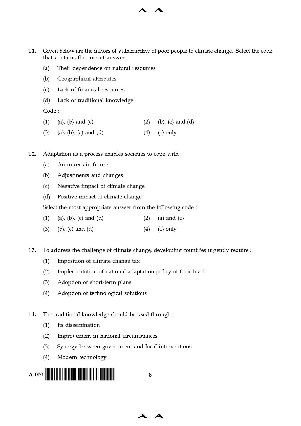 General Paper I Set A November 2017 in English 5