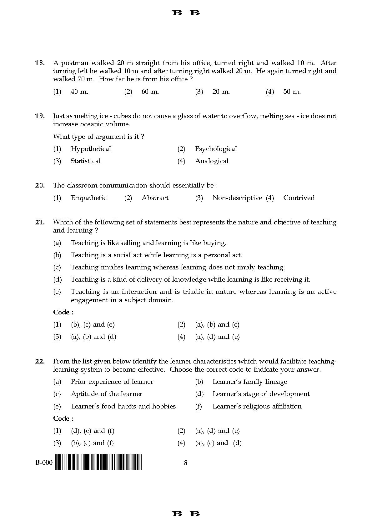 General Paper I Set B November 2017 in English 5