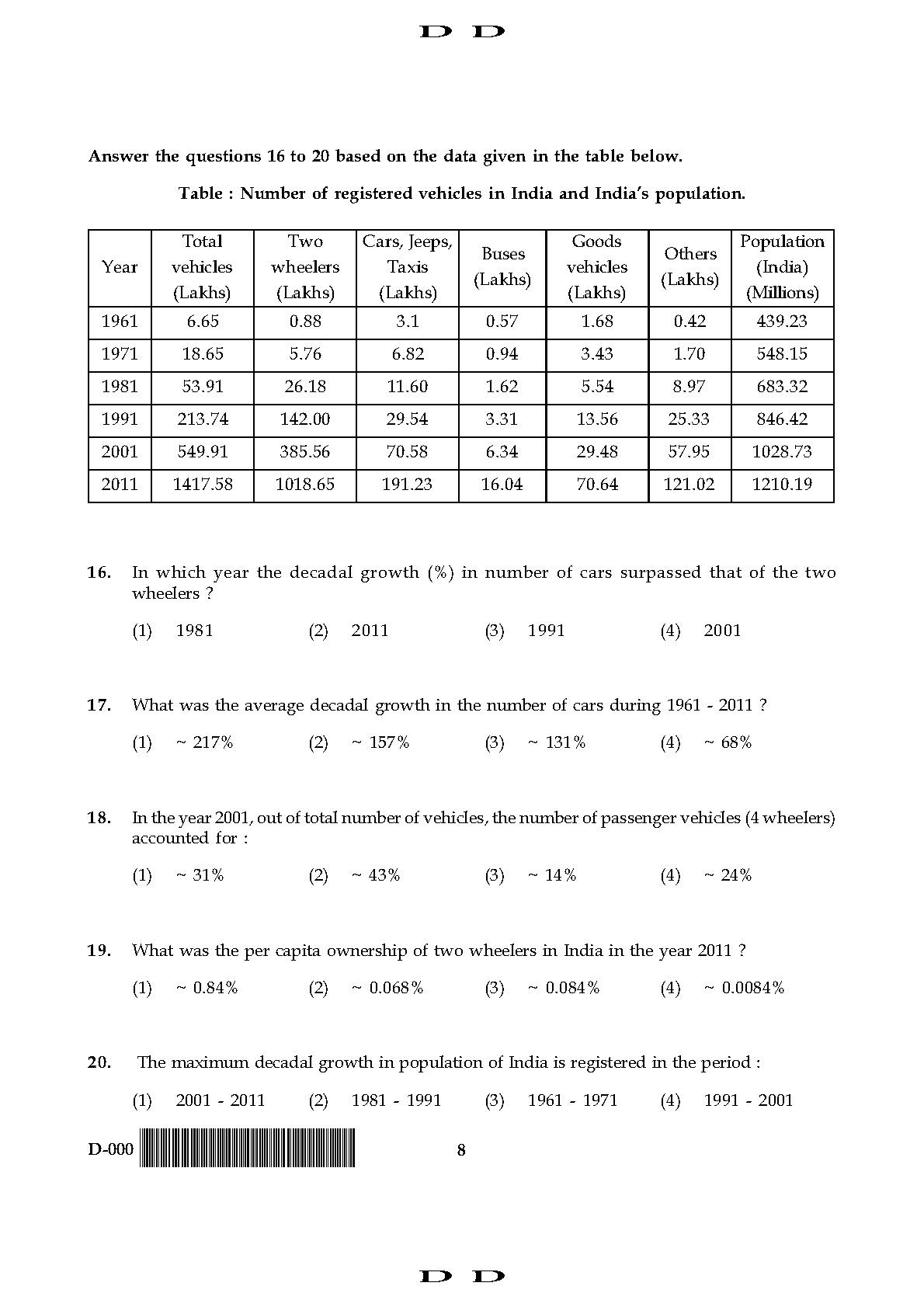 General Paper I Set D November 2017 in English 5