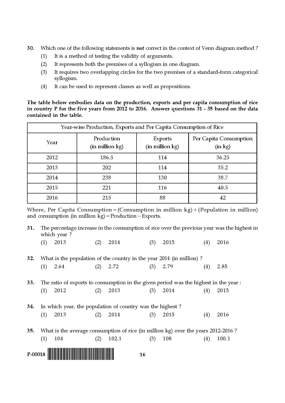 General Paper I Set P July 2018 in English 9