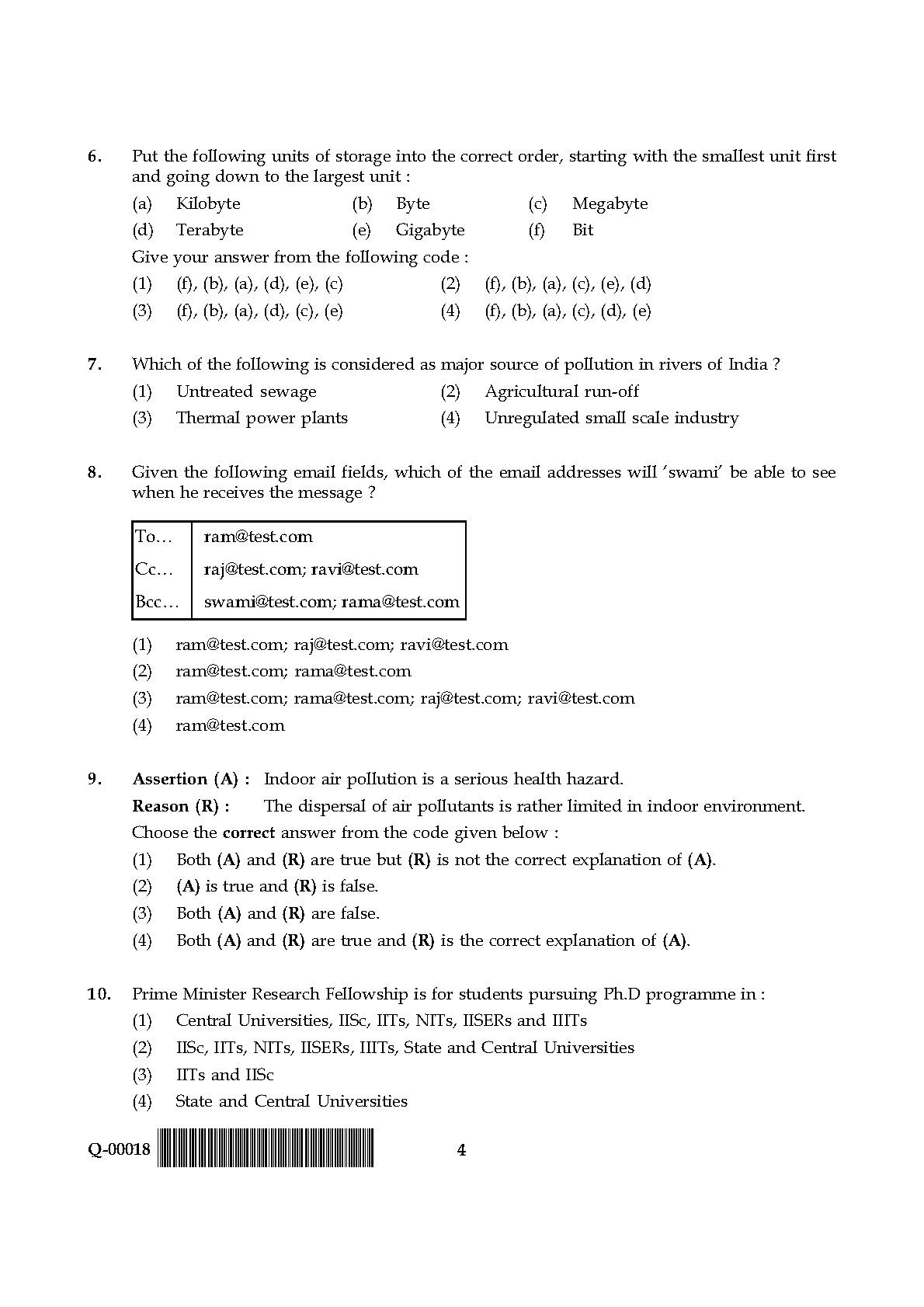 General Paper I Set Q July 2018 in English 3