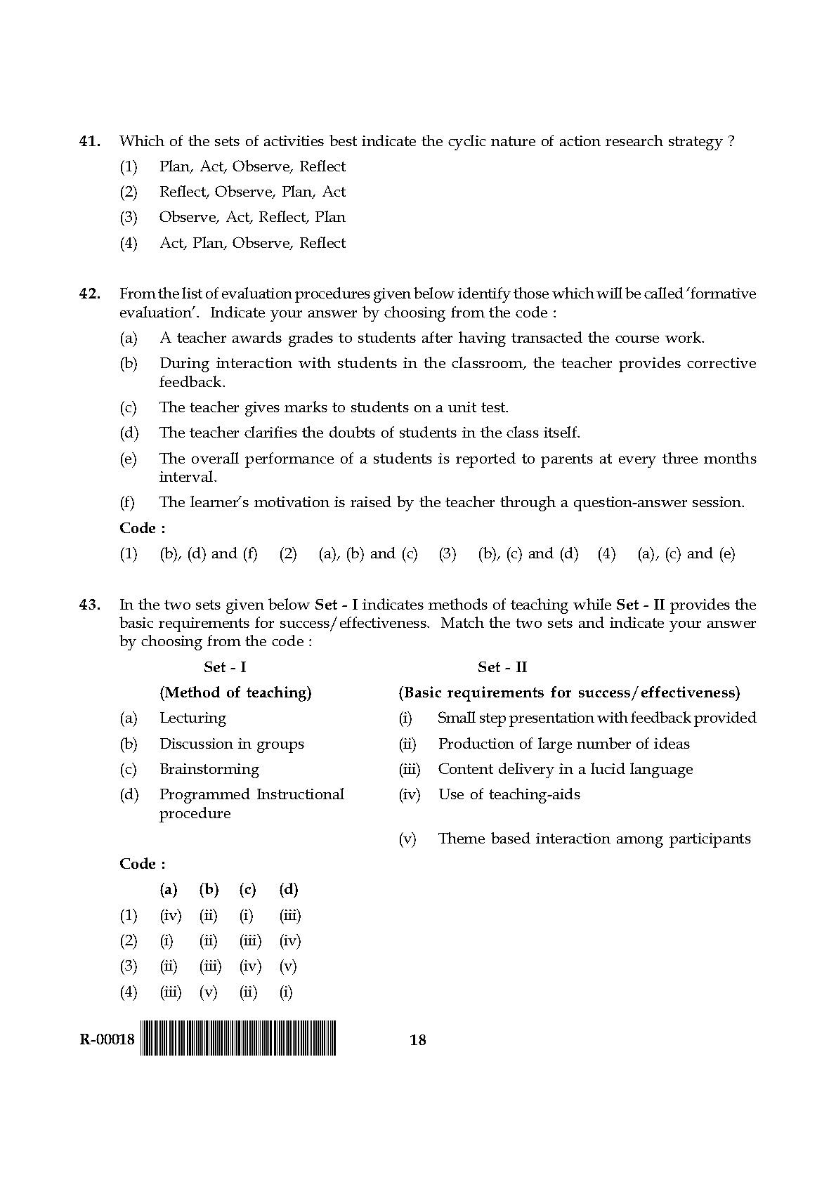 General Paper I Set R July 2018 in English 10