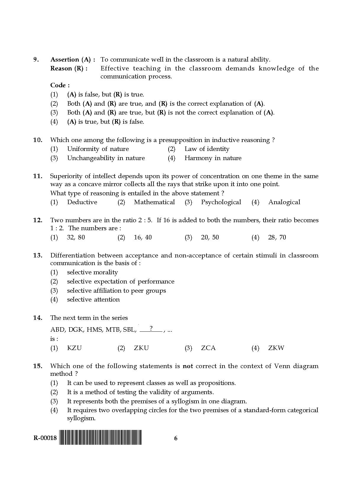 General Paper I Set R July 2018 in English 4