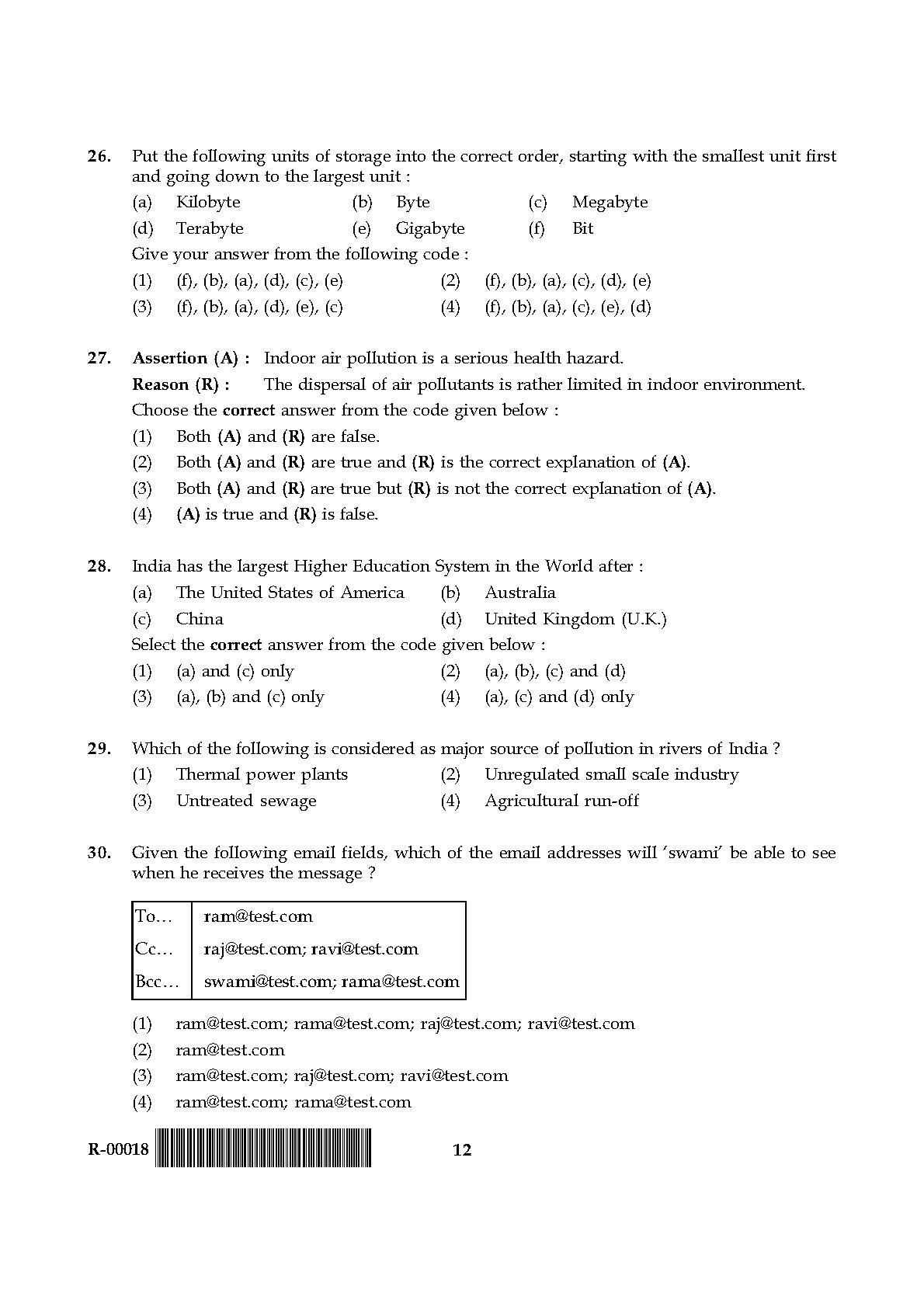 General Paper I Set R July 2018 in English 7