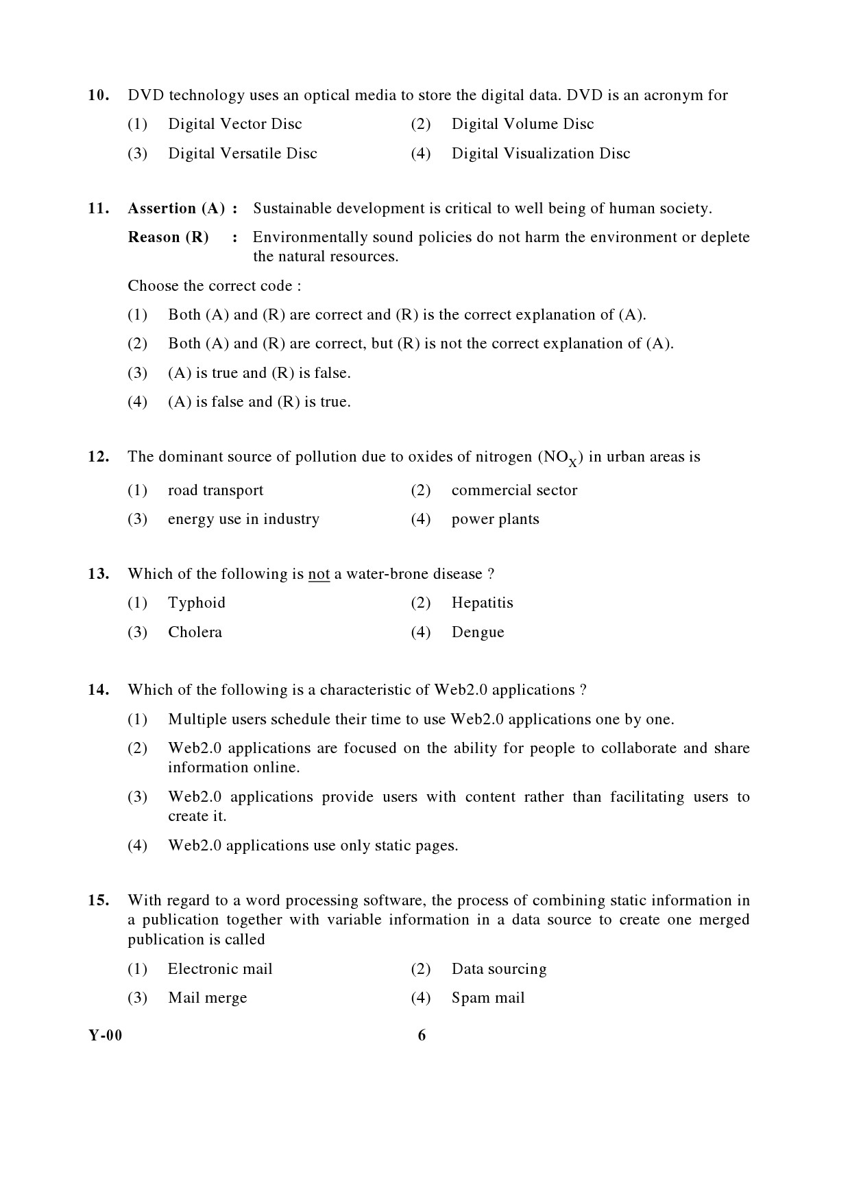 General Paper I Set Y January 2017 in English 4