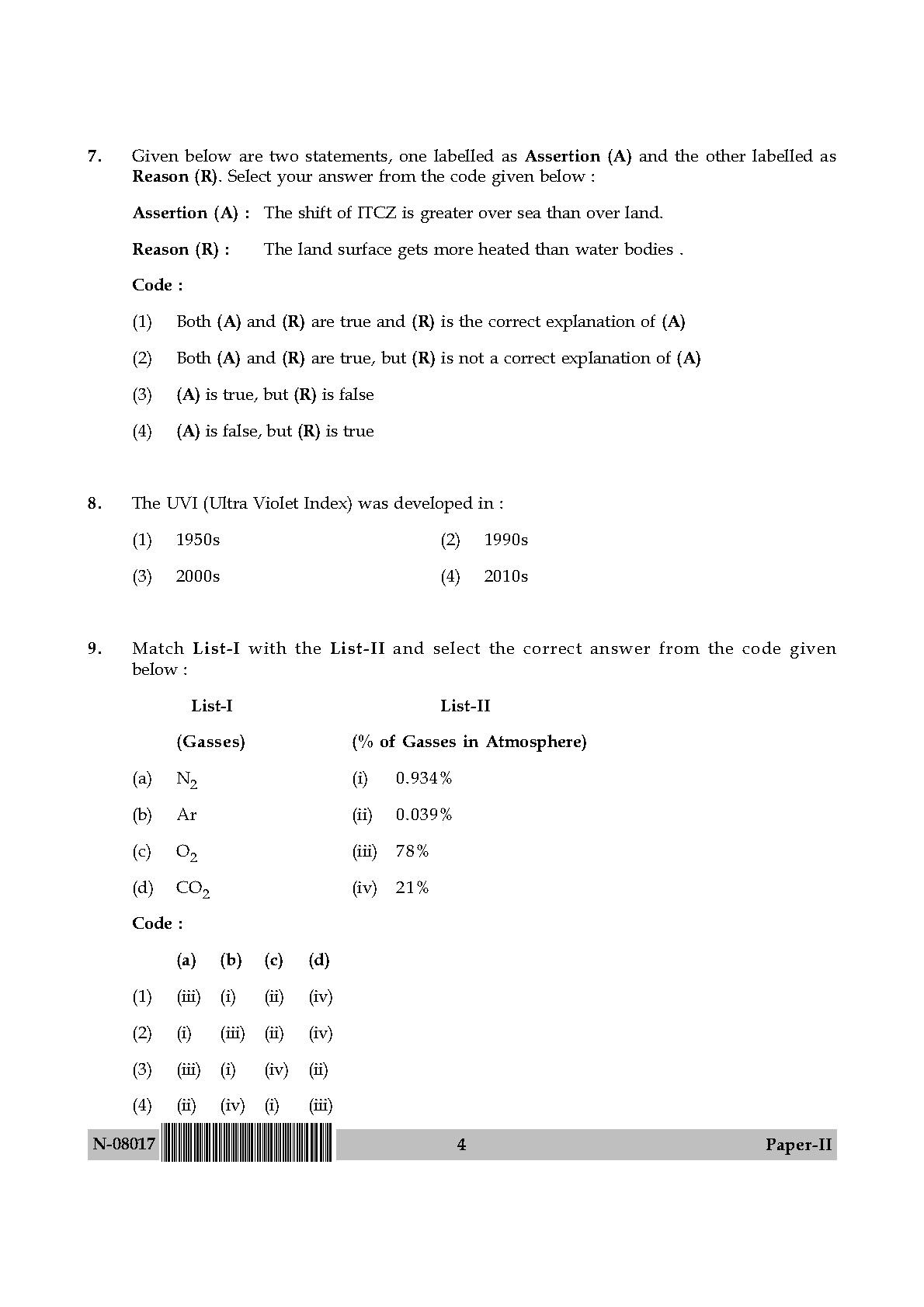 Geography Paper II November 2017 in English 3