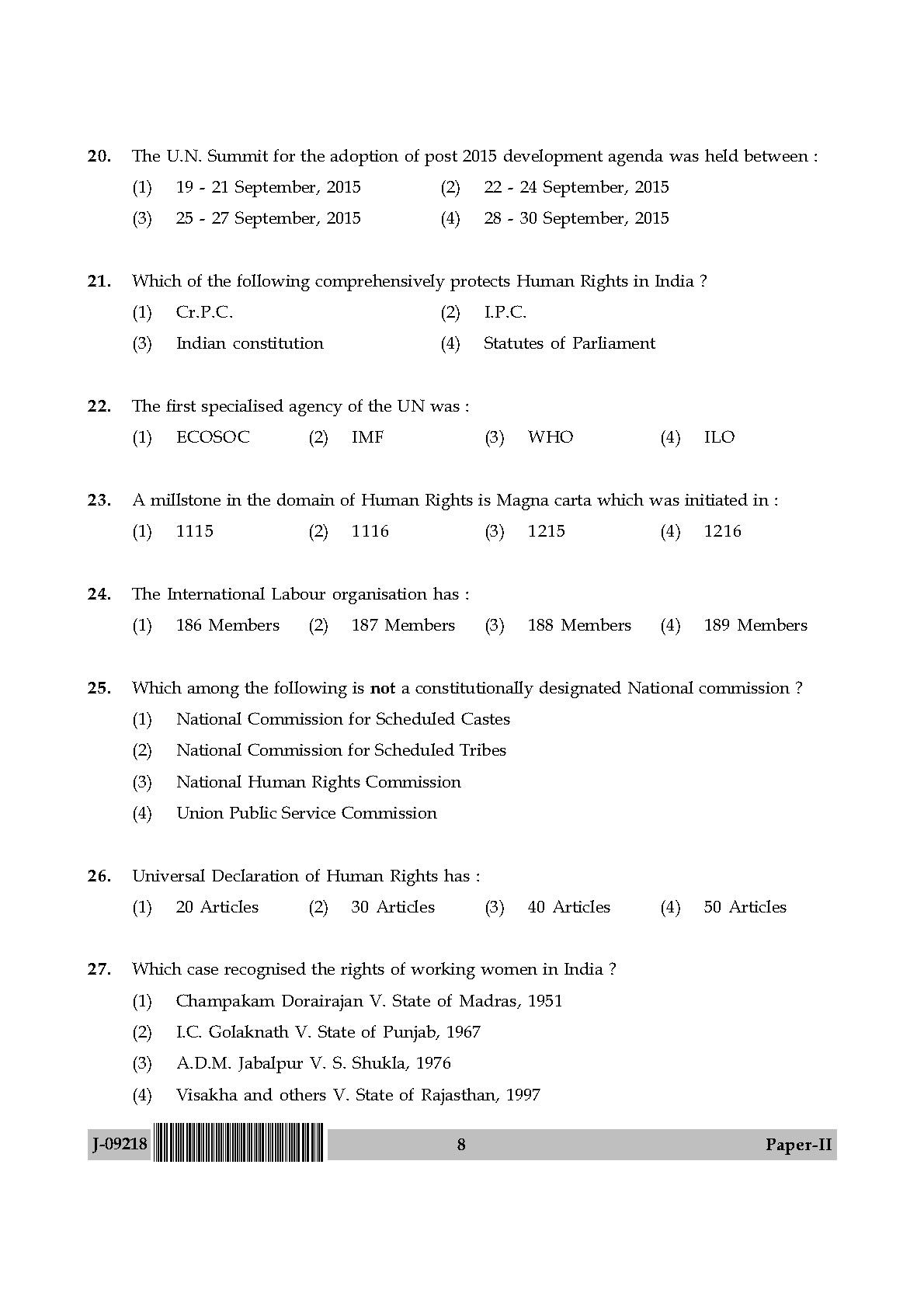 Human Rights and Duties Paper II July 2018 in English 5