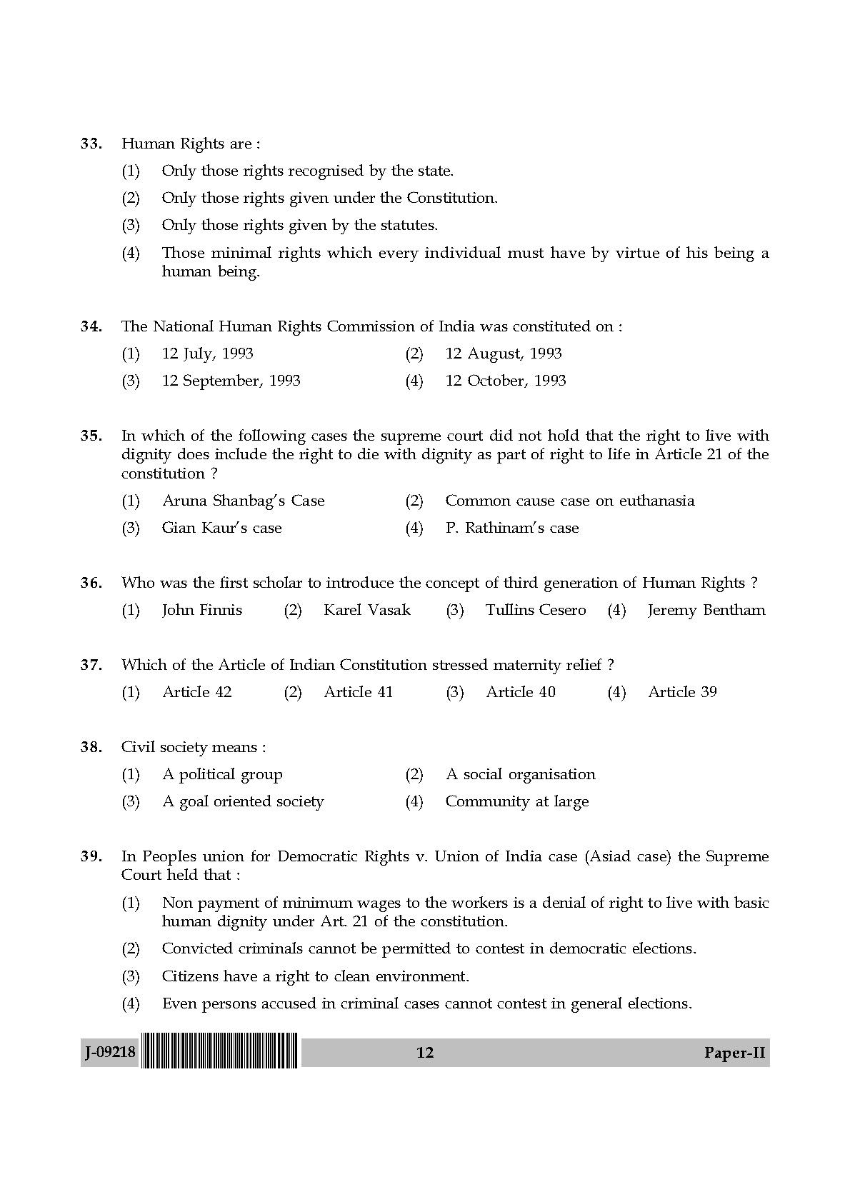 Human Rights and Duties Paper II July 2018 in English 7