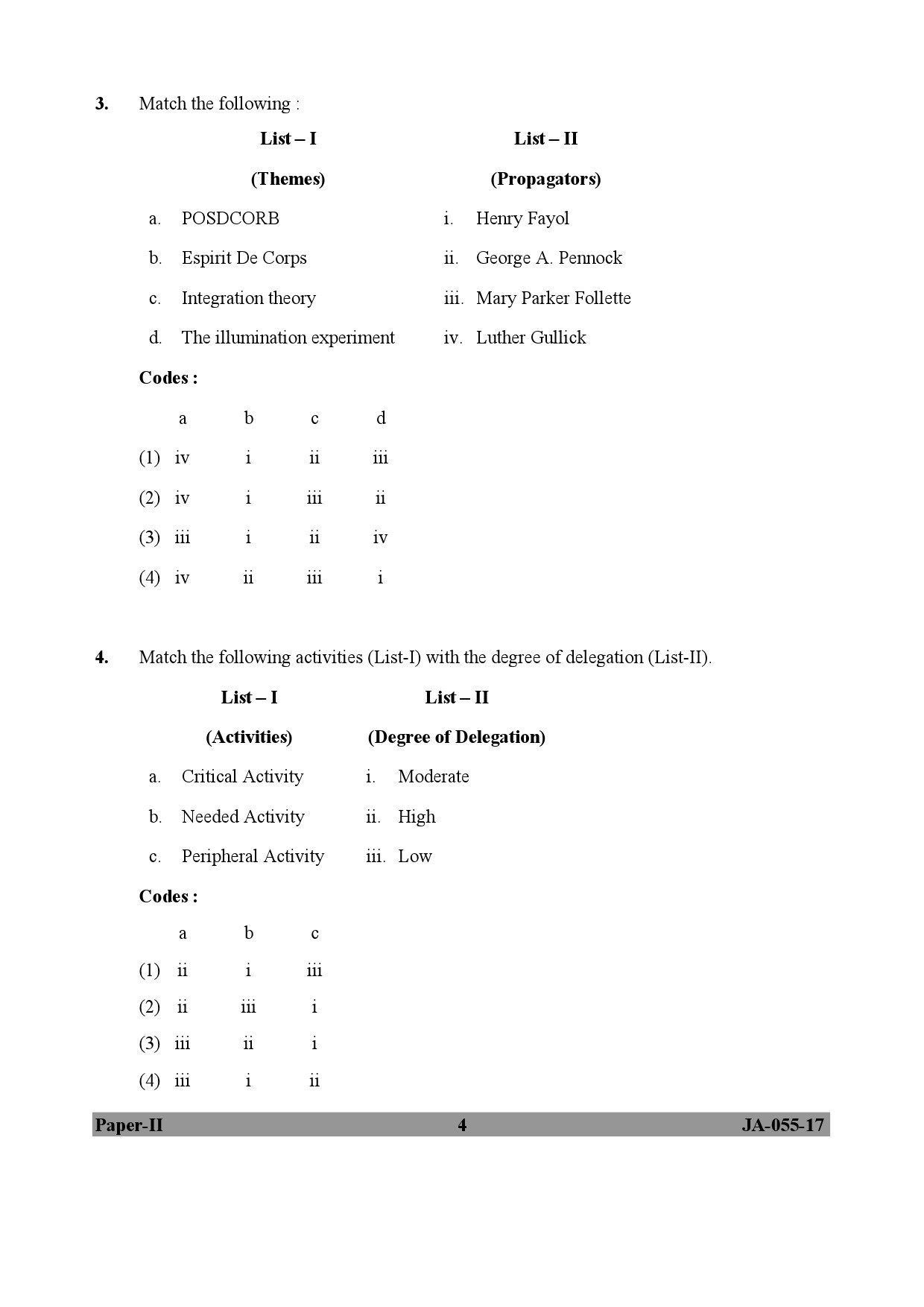 Labour Welfare Paper II January 2017 in English 3