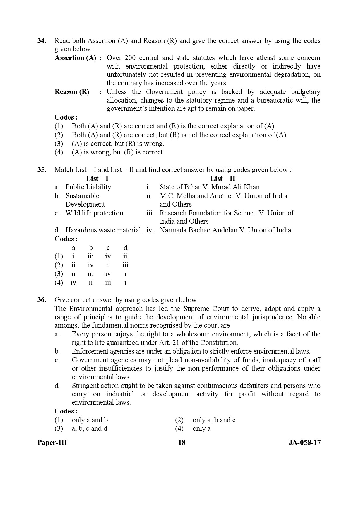 law-paper-iii-january-2017-in-english-ugc-net-previous-question-papers