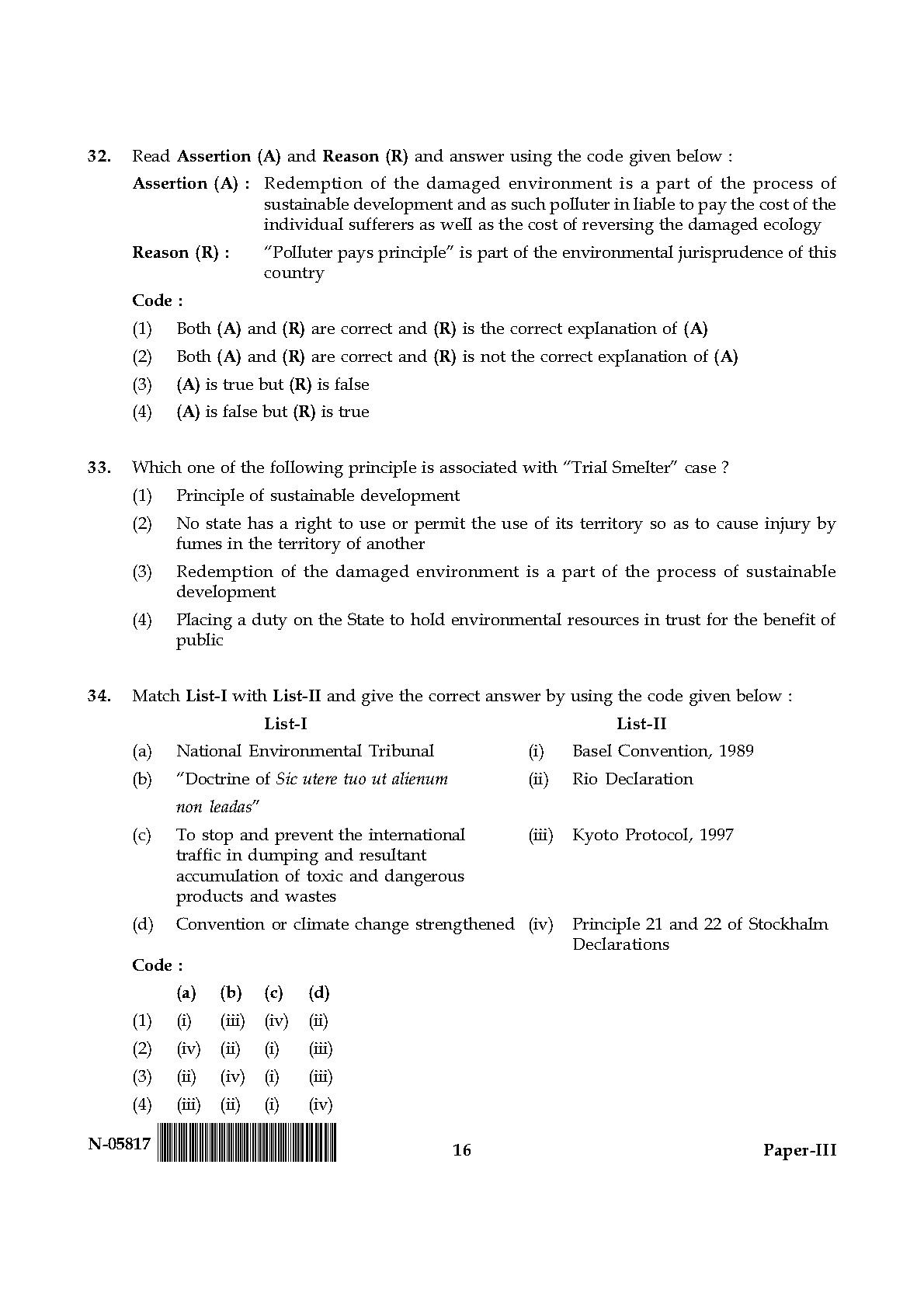 Law Paper III November 2017 in English 9