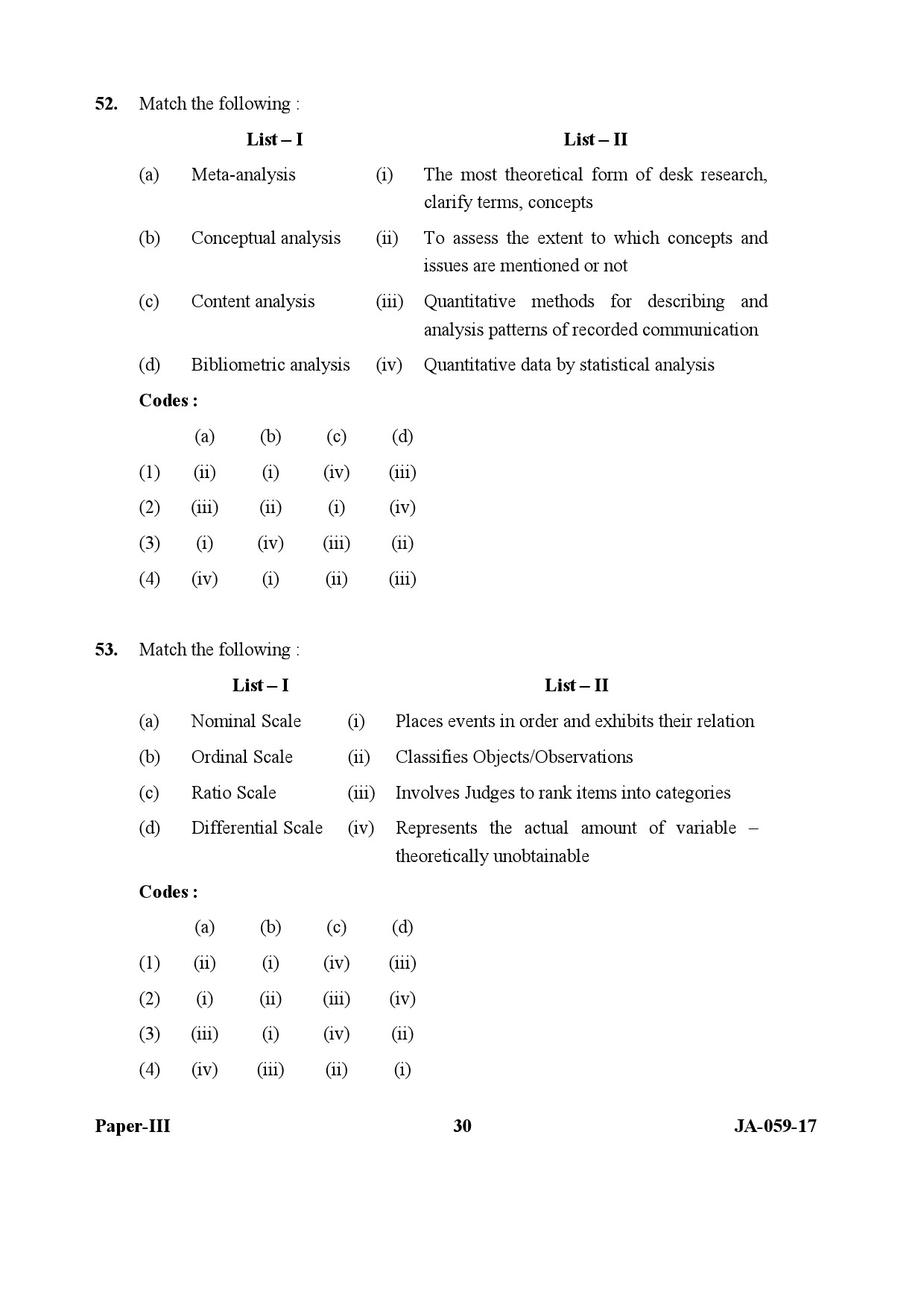 Library and Information Science Paper III January 2017 in English 16