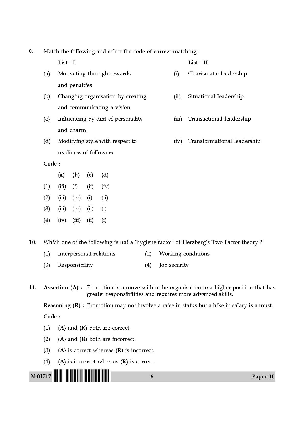 Management Paper II November 2017 in English 4