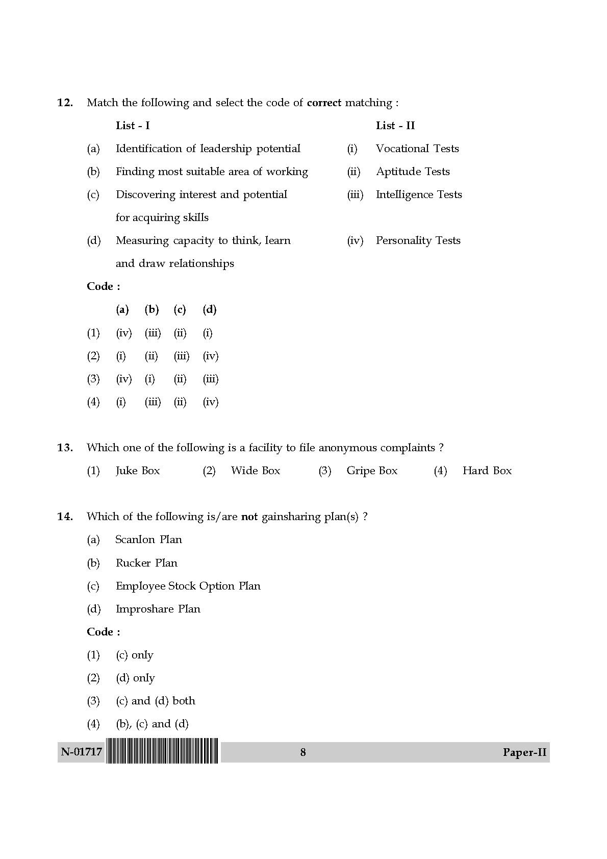 Management Paper II November 2017 in English 5