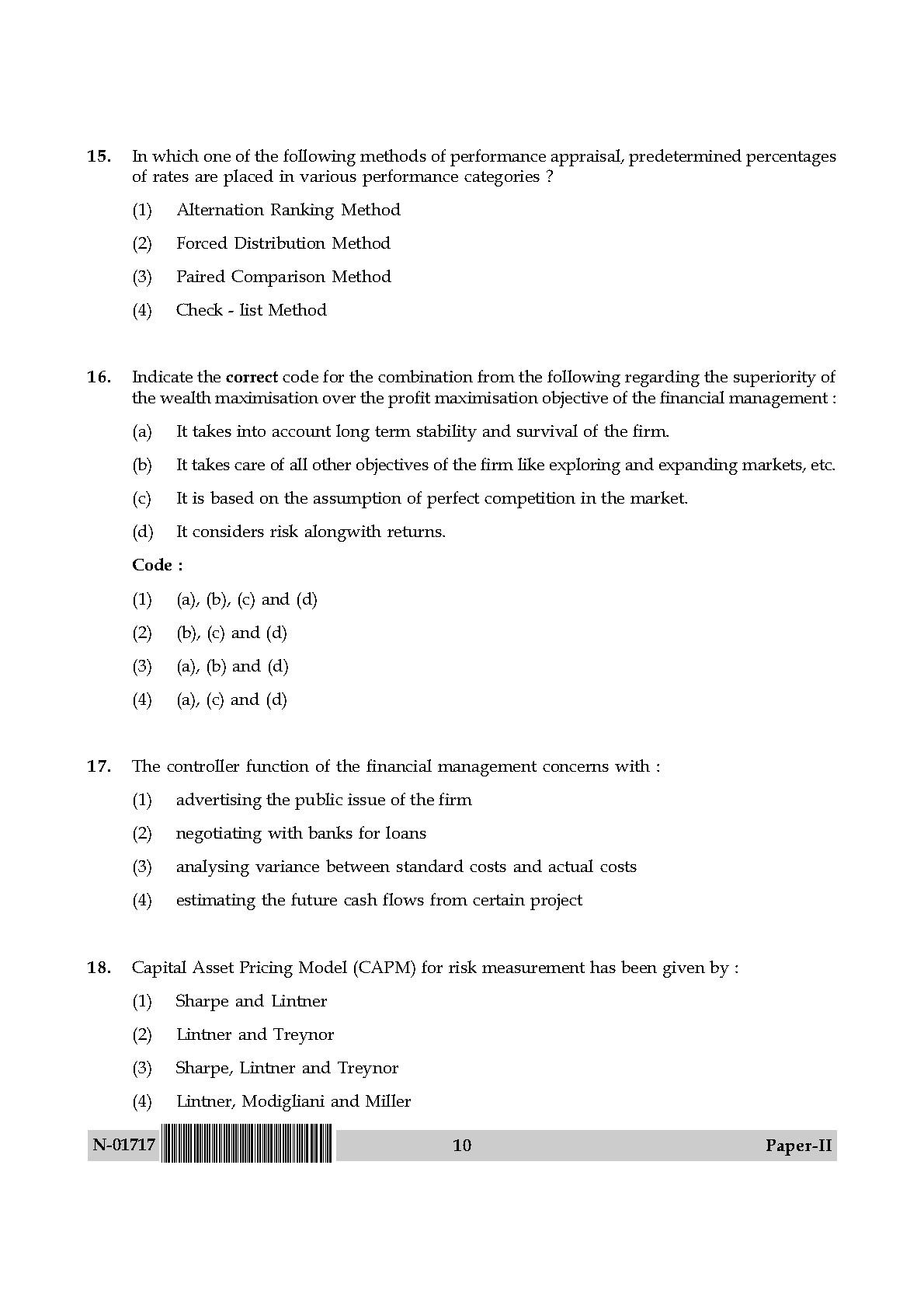 Management Paper II November 2017 in English 6