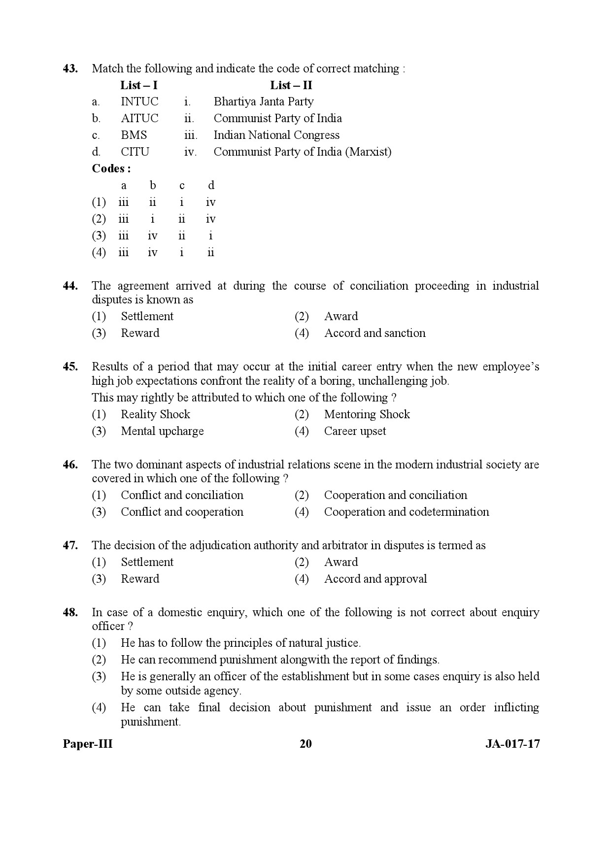 Management Paper III January 2017 in English 11