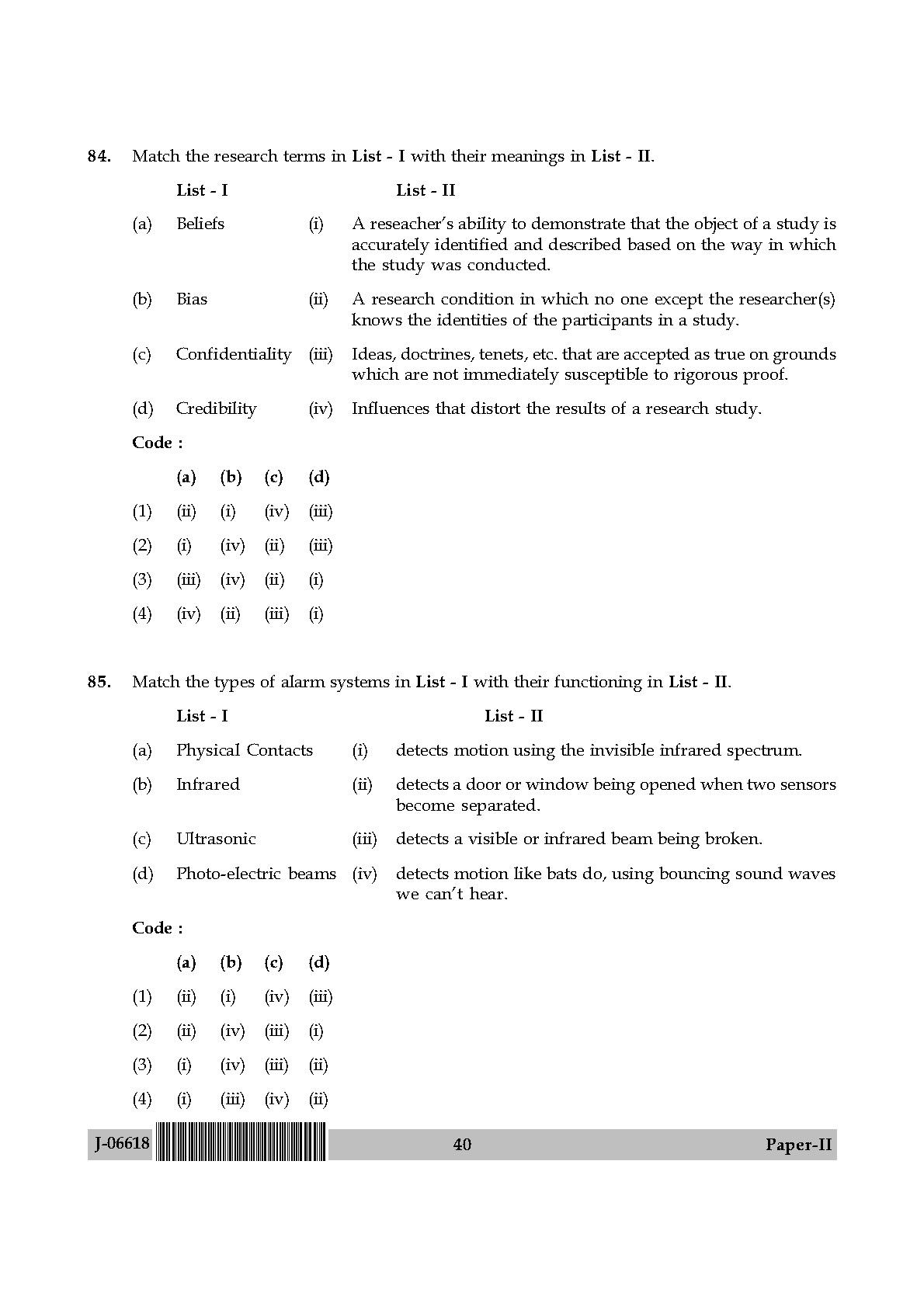 Museology and Conservation Paper II July 2018 in English 21