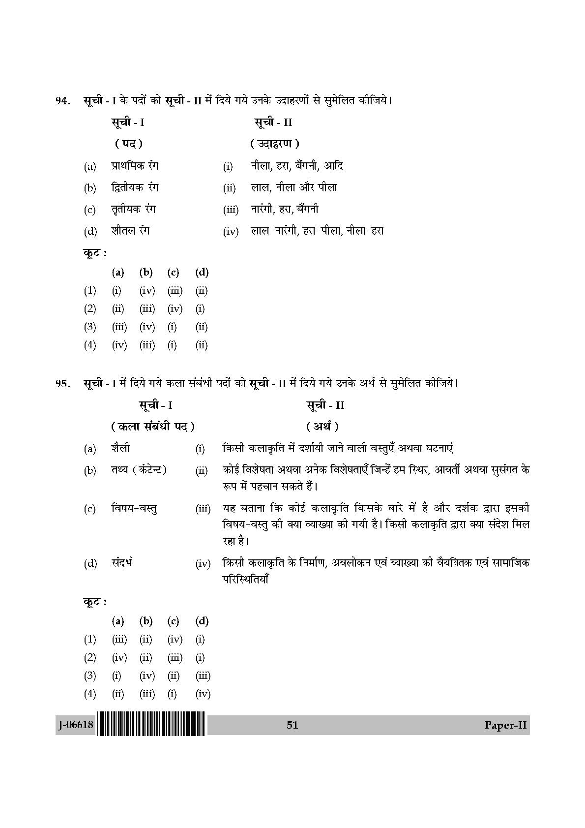 Museology and Conservation Paper II July 2018 in Hindi 25