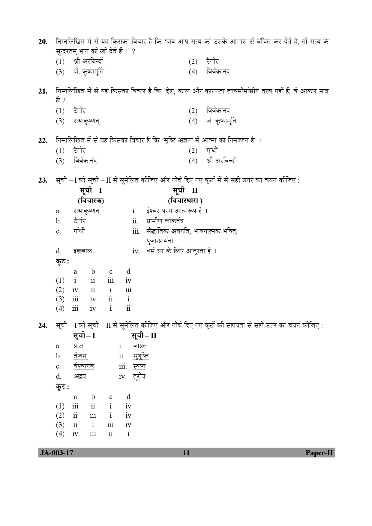 Philosophy Paper II January 2017 in Hindi 5