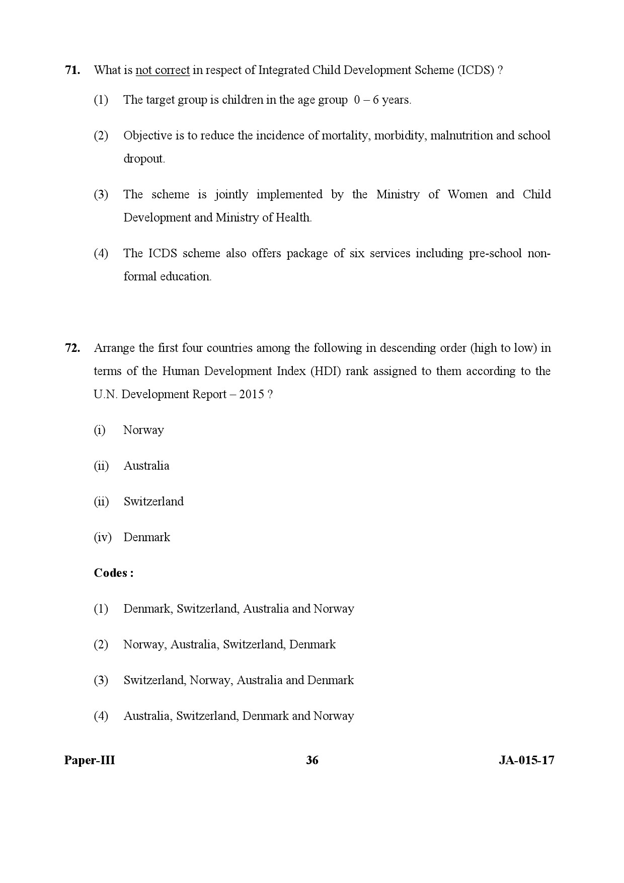 Population Studies Paper III January 2017 in English 19