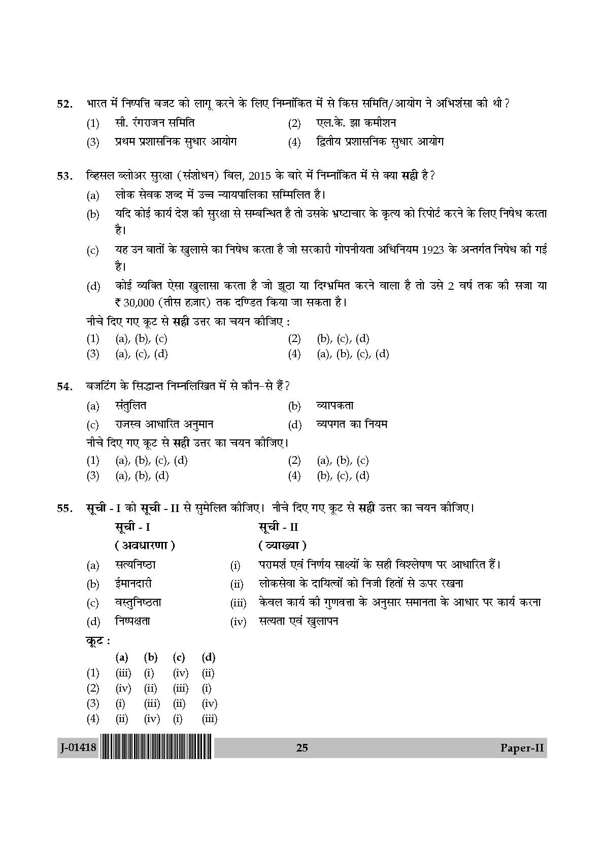 Public Administration Question Paper II July 2018 in Hindi 12