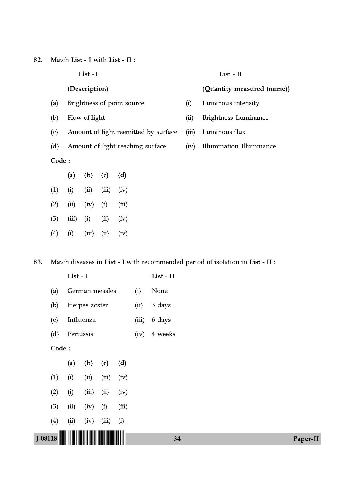 Social Medicine And Community Health Paper II July 2018 in English 18