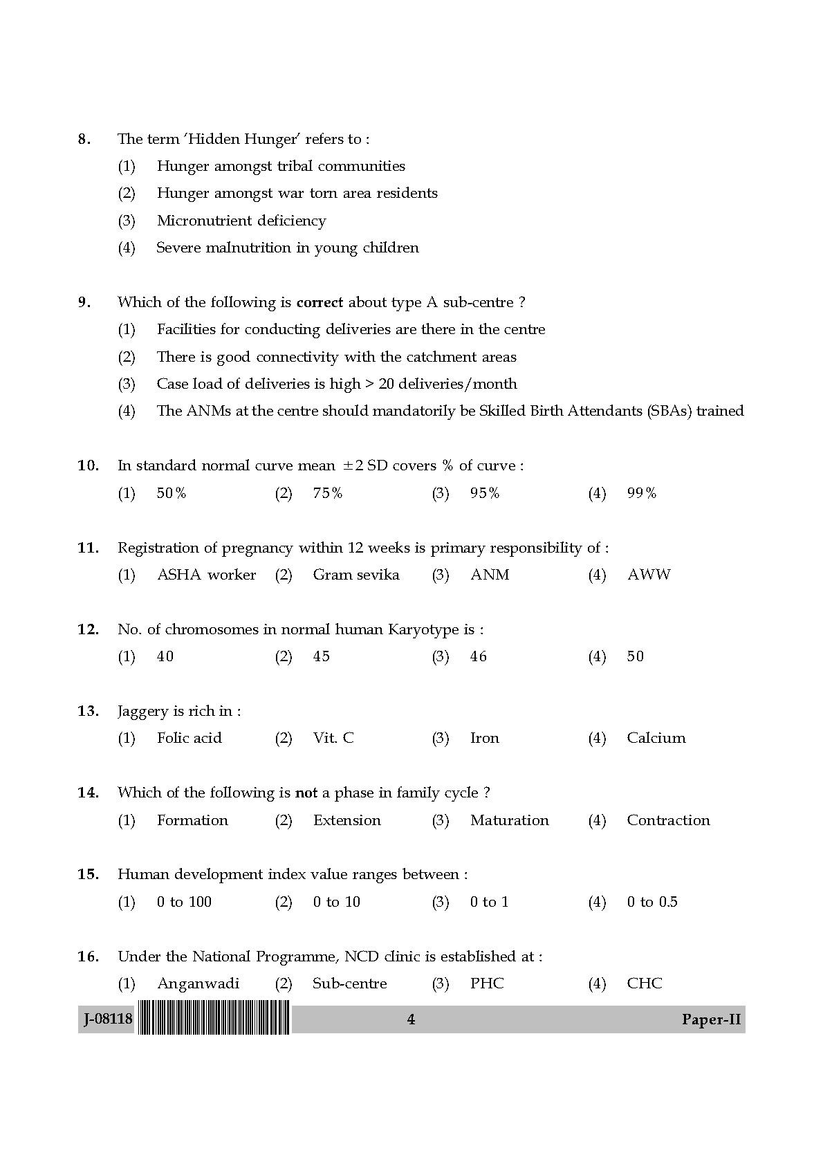 Social Medicine And Community Health Paper II July 2018 in English 3